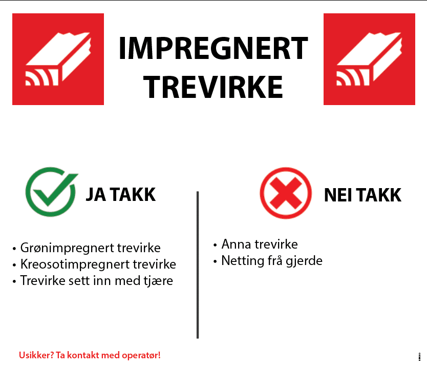 Aluskilt IMPREGNERT TREVIRKE 600x700mm